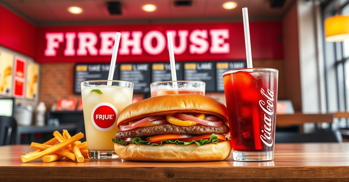 Firehouse Subs Drink Menu With Prices For 2026