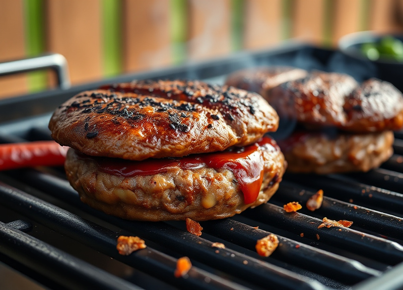 Why do my burgers fall apart on the grill?